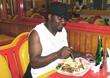 Sway does Ghanaian fast food