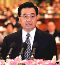 Hu Jintao, líder da China