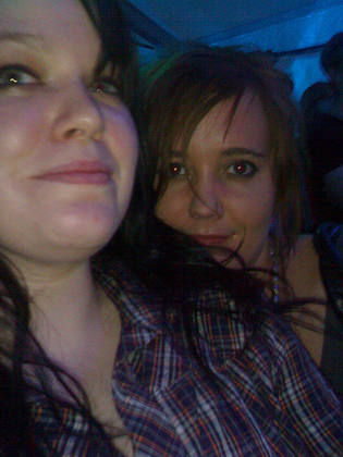 Angela and friend