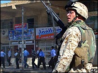 Soldado americano no Iraque
