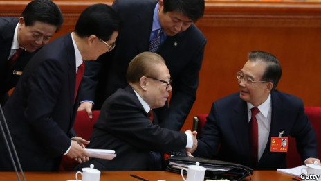Các ông Hồ Cẩm Đào, Giang Trạch Dân và Ôn Gia Bảo