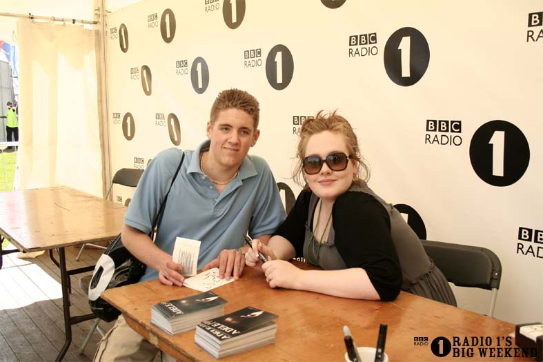 Signing sessions with Adele
