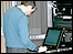 Chelsea Building Society computer operators work through the night to ensure members data is correct and secure.