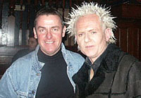 Seamus O'Neill (Bankrobbers) with Greg Cowan (Outcasts and Shame Academy)
