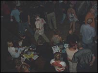 The dance floor at the Ritz