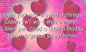 Llawn o gariad