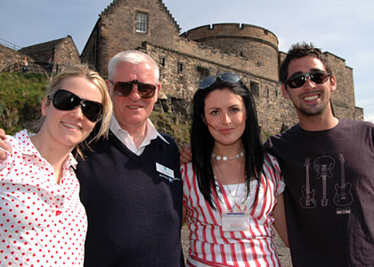 Thursday - Ghost hunting and Edinburgh Castle