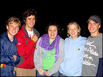 A group of campers