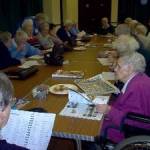 Members of Astley Lunch Club during a war memories session Members of Astley Lunch Club during a war memories session