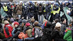 Manifestantes detidos em Copenhague