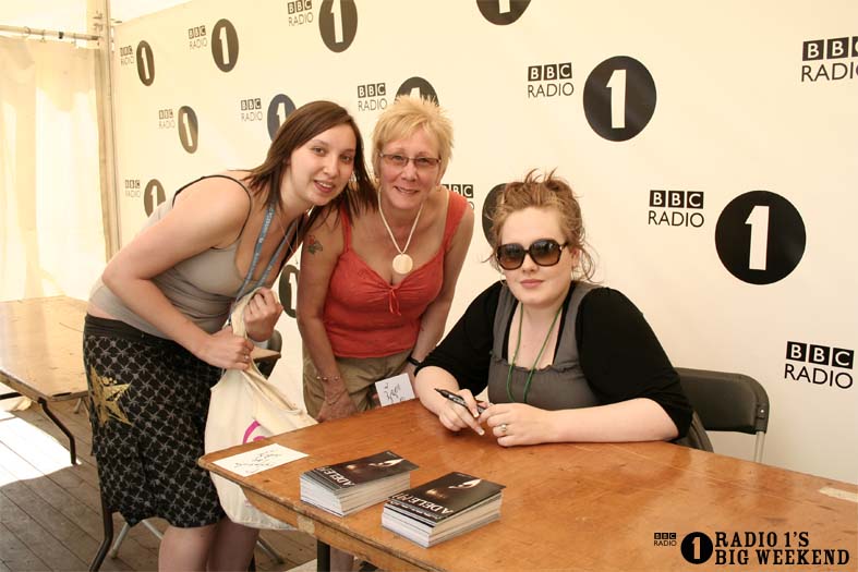 Signing sessions with Adele