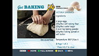 Get Baking red button content