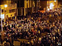 Protestos em Ilave
