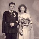 The marriage of Eileen Violet Head to Albert Victor Coles  October 1945