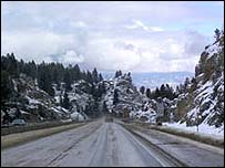 Picture: Continental Divide on Interstate 15