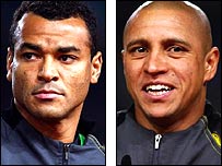 Cafu và Roberto Carlos