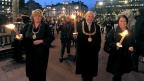 Celtic Connections Torchlight Parade. Photo by Louis Decarlo.