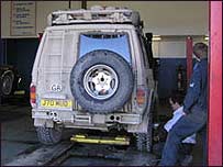 Picture: Time to change a tyre
