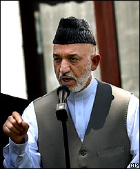 افغان صدر حامد کرزئی 