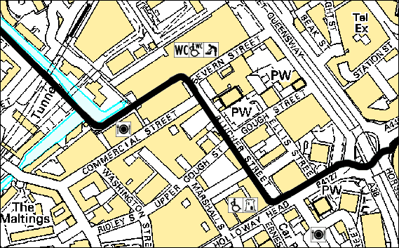 Map of Birmingham