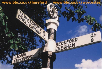 road sign
