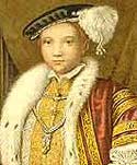 Image of Edward VI in feathered hat and fur