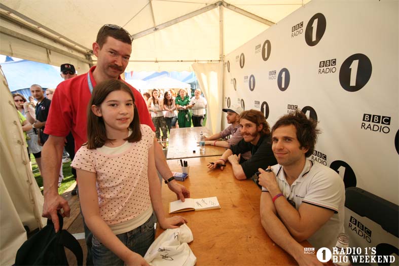 Signing sessions with The Hoosiers
