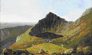 Richard Wilson's Cader Idris copyright Tate, London 2005