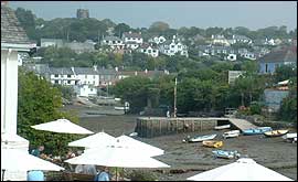 The view of the creek from the Ship Inn, Noss Mayo