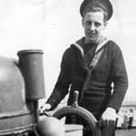 Mr. Ivor W. Chappell at the wheel - Antwerp 1945 Mr. Ivor W. Chappell at the wheel - Antwerp 1945
