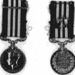 The George Medal for Bravery in the Field awarded to Harry Goodfellow The George Medal for Bravery in the Field awarded to Harry Goodfellow