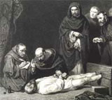 Image of inquisitors questioning a heretic