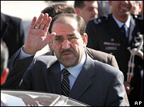 Primeiro-ministro iraquiano, Nouri Maliki, desembarca na Jordânia