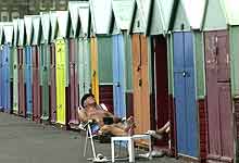 Brighton beach huts