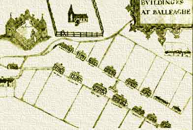 Map of Bellaghy of the early 1600s