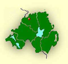 Map showing Limavady Location