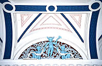 close up of plaster figures