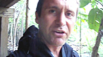 Bruce gets into the right mindset for the ayahuasca ceremony.