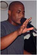 Shaun performing live on Gilles' show