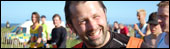 Runner at the end of Great North Run 2008