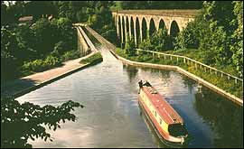 Chirk Aqueduct on the Llangollen Canal