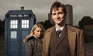 Billie Piper and David Tennant in the new Doctor Who