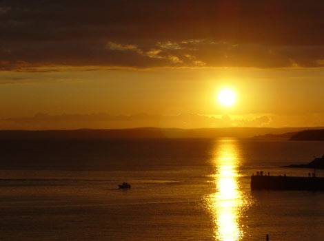 Sunset over Porthleven