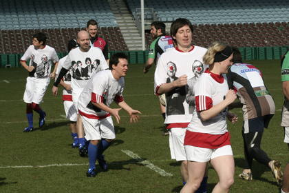 The team in their training session