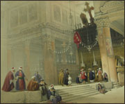 Chancel of the Church of St Helena, Bethlehem by David Roberts