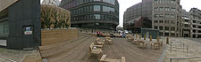 View of the new Monument Square in the City