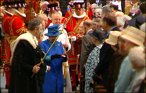 royal maundy service, wakefield, 2005