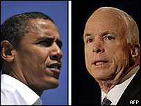 Barack Obama e John McCain