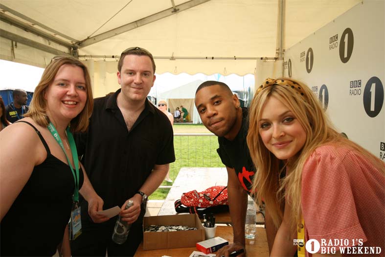 Signing sessions with Fearne and Reggie