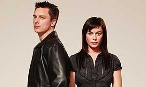 John Barrowman and Eve Myles